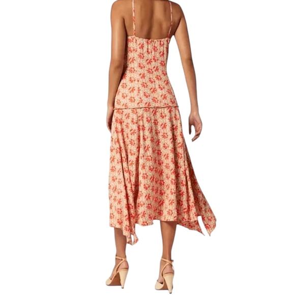 NWOT Joie Sloane Floral Print Midi Halter SunDress - Sz 10 - Picture 2 of 10